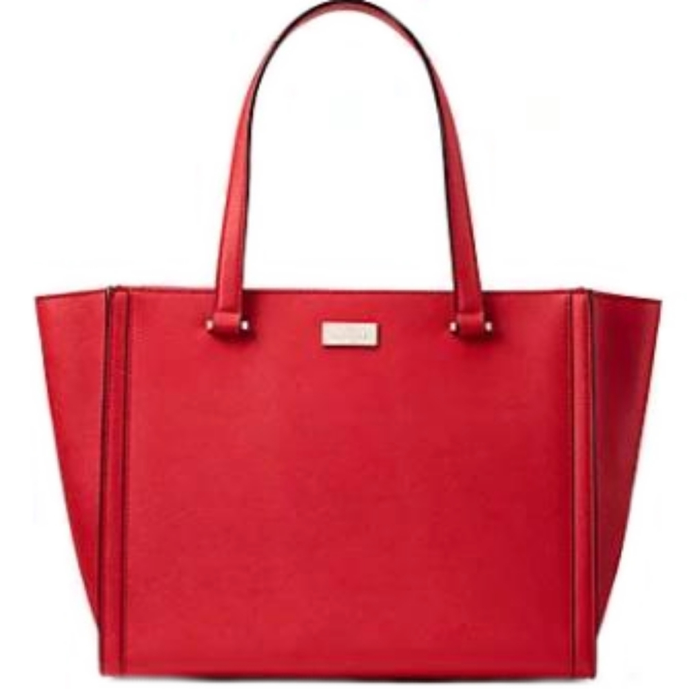 NWT Kate Spade Vita Regatta Court Saffiano Leather Bag - Color: Hot Chilli